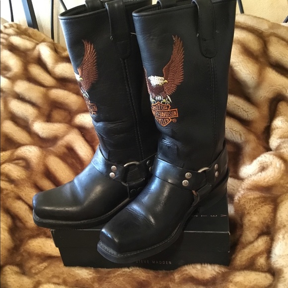 old school motorcycle boots